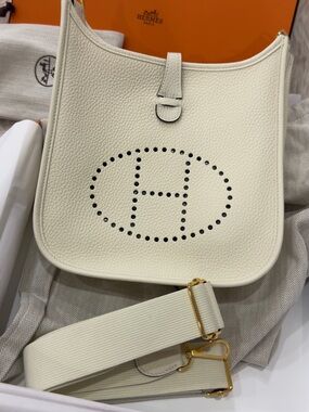 Hermes Evelyne 29 brand new cream/ghw (6400)
